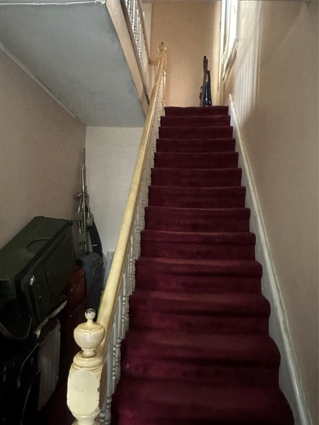 view of stairway