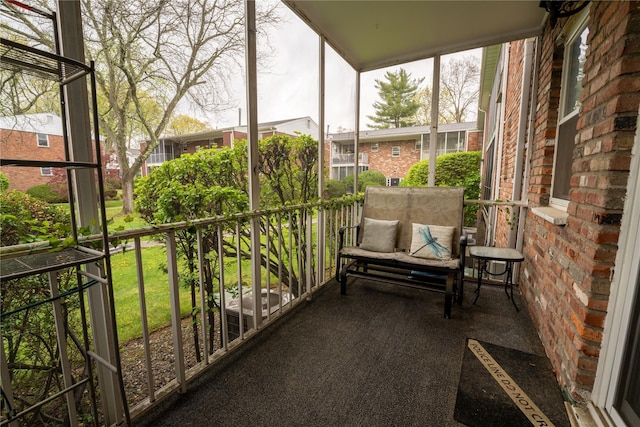 exterior space with covered porch