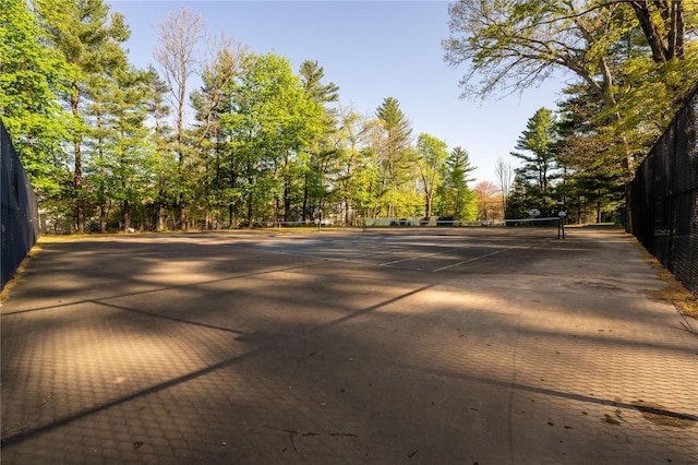 exterior space with fence
