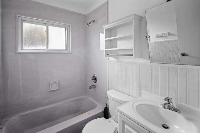 2533 Francis Lewis Blvd, Whitestone, NY 11358 - bathroom with toilet, shower / washtub combination, and vanity