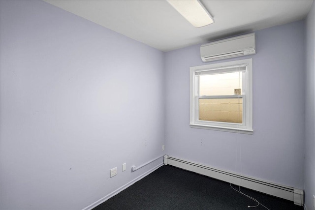 2533 Francis Lewis Blvd, Whitestone, NY 11358 - spare room with an AC wall unit and a baseboard radiator