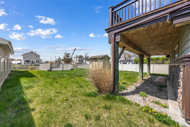 83 Central Ave, Amityville, NY 11701 - view of yard with a fenced backyard
