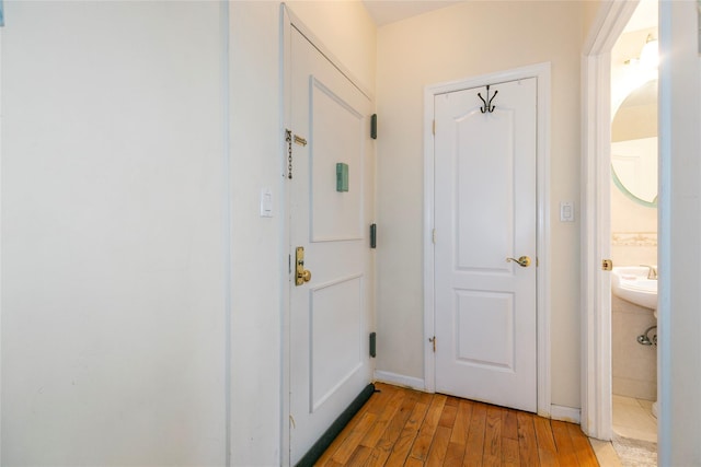108-27 63rd Ave Unit 4B, Forest Hills, NY 11375 - entryway featuring light wood finished floors