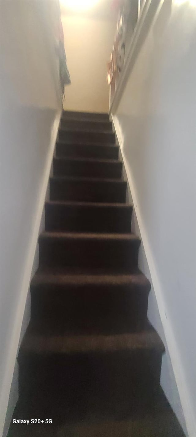 view of staircase