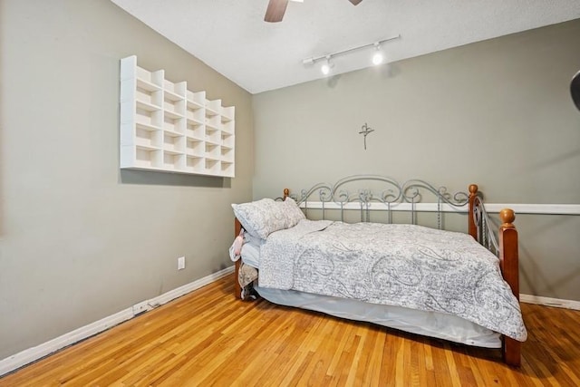 37 Remson St, Valley Stream, NY 11580 - bedroom with baseboards, wood finished floors, and ceiling fan