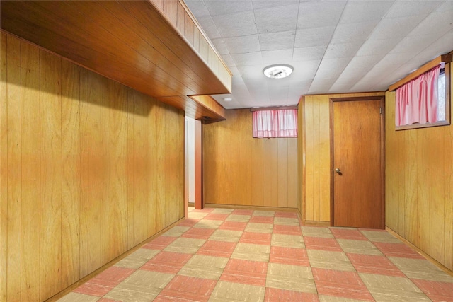23 Hilldale Rd, Dobbs Ferry, NY 10522 - basement featuring wooden walls and light floors
