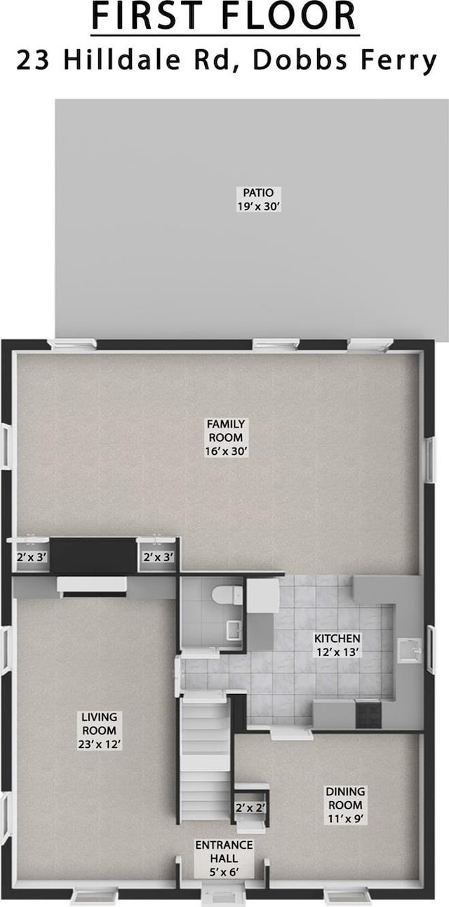 23 Hilldale Rd, Dobbs Ferry, NY 10522 - room layout
