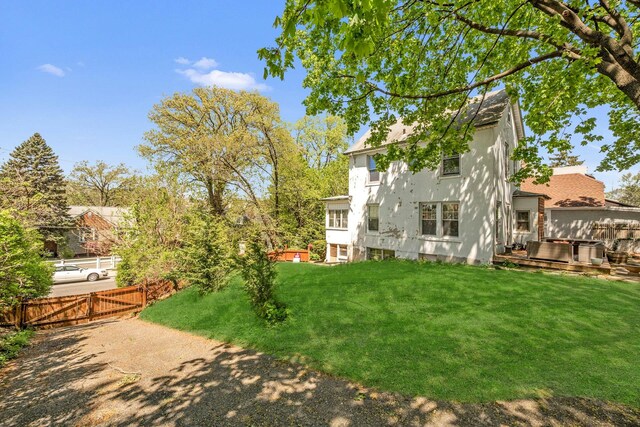 92 Ridgewood Ave, Yonkers, NY 10704 - view of yard featuring fence and a hot tub