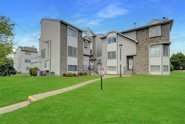 963 Goethals Rd, Staten Island, NY 10303 - view of building exterior featuring cooling unit and entry steps
