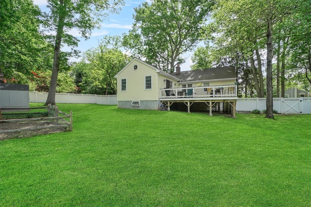 2 Jean Way, Purdys, NY 10578 - back of house featuring a wooden deck and a chimney