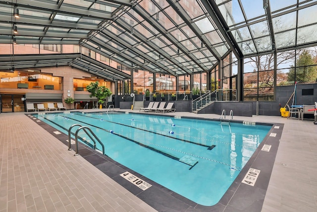view of pool