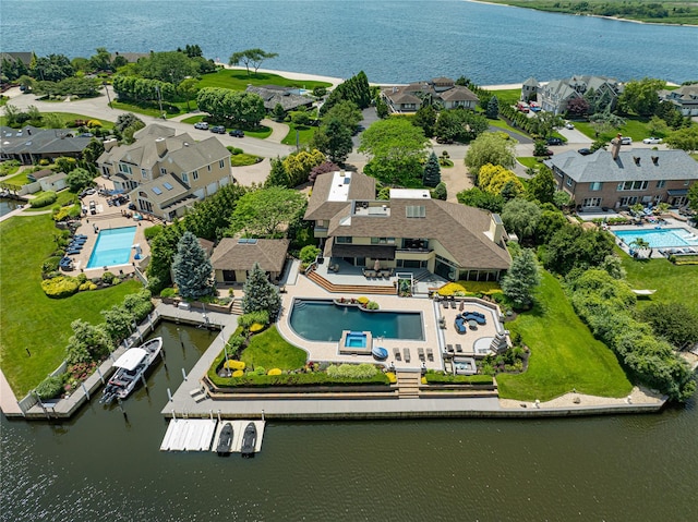 136 The Helm, East Islip, NY 11730 - drone / aerial view of a large body of water