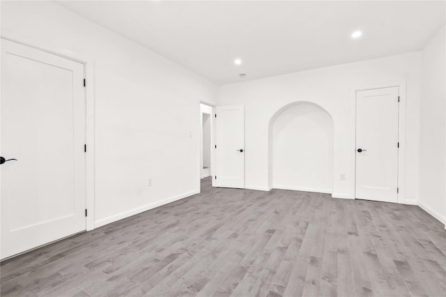 179-55 Anderson Rd, Jamaica, NY 11434 - unfurnished bedroom with recessed lighting, light wood-style flooring, and baseboards