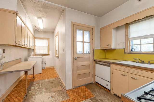 444 W Olive St, Long Beach, NY 11561 - kitchen with a sink, dishwasher, and a wealth of natural light
