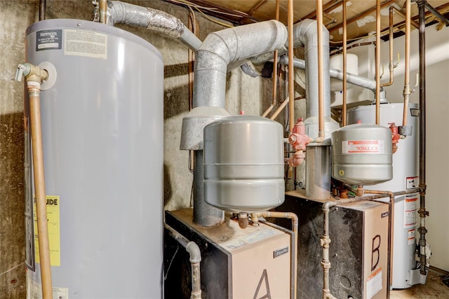176 Jackson Ave, Syosset, NY 11791 - utilities featuring gas water heater and a heating unit