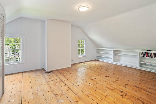 27 Bedford Rd, Pleasantville, NY 10570 - additional living space featuring vaulted ceiling, plenty of natural light, and light wood finished floors