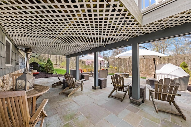 8 Richard Somers Rd, Granite Springs, NY 10527 - view of patio with outdoor dining area and an outdoor living space