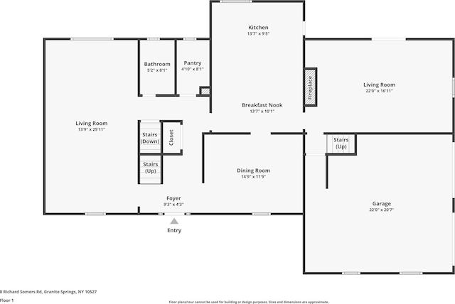 8 Richard Somers Rd, Granite Springs, NY 10527 - floor plan