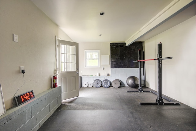 view of exercise room