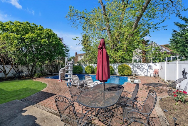 view of patio