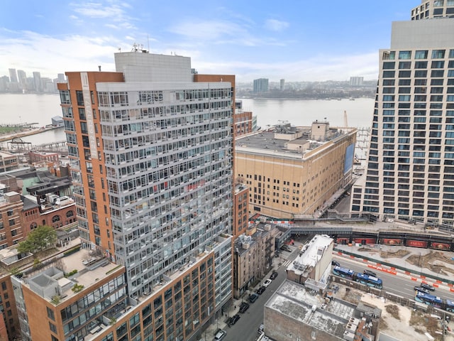 view of city featuring a water view