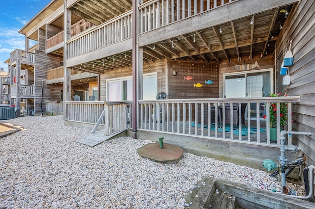 exterior space with central AC unit