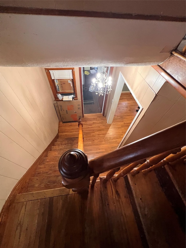57 Prince St, Middletown, NY 10940 - room details with wood walls and wood finished floors