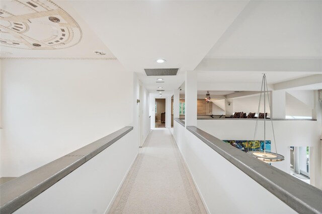 80 Valentines Ln, Old Brookville, NY 11545 - hallway featuring baseboards and recessed lighting