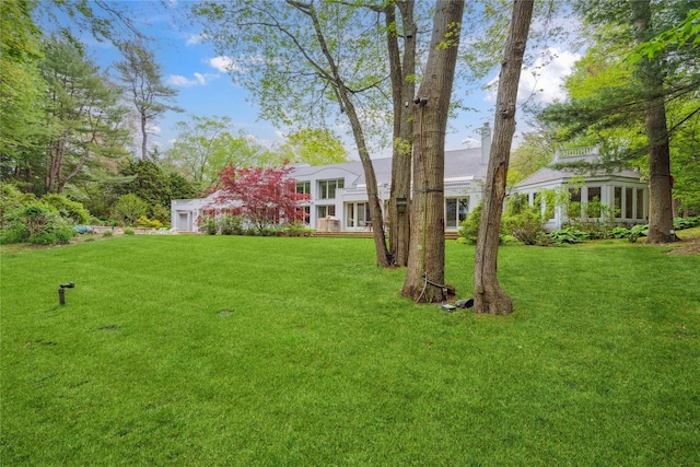 80 Valentines Ln, Old Brookville, NY 11545 - view of green lawn