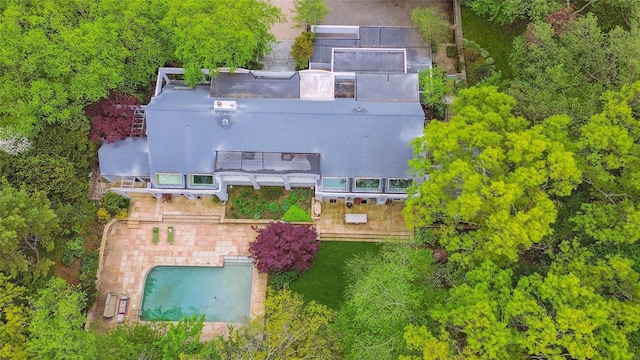 80 Valentines Ln, Old Brookville, NY 11545 - view from above of property with a pool area