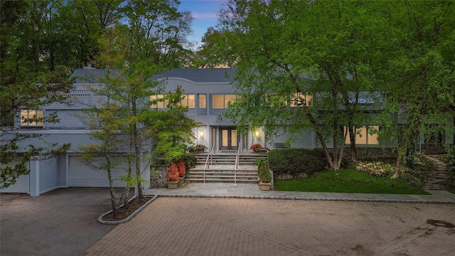 80 Valentines Ln, Old Brookville, NY 11545 - view of front of home with french doors