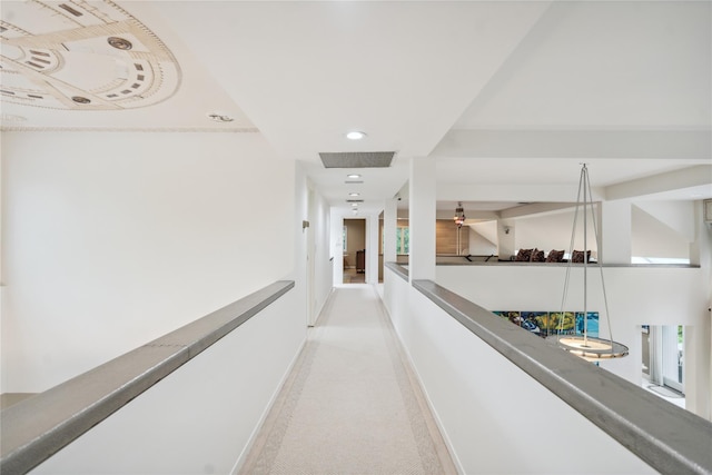 80 Valentines Ln, Old Brookville, NY 11545 - hallway featuring baseboards and recessed lighting