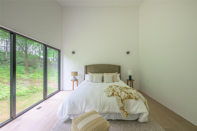 474 Rte 199, Red Hook, NY 12571 - bedroom with wood finished floors and a high ceiling