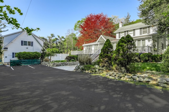 121 Thiells Rd, Stony Point, NY 10980 - exterior space featuring fence and stairs