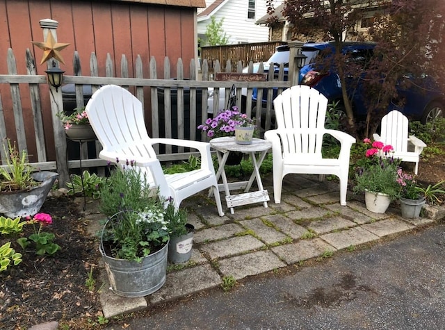 exterior space with a patio
