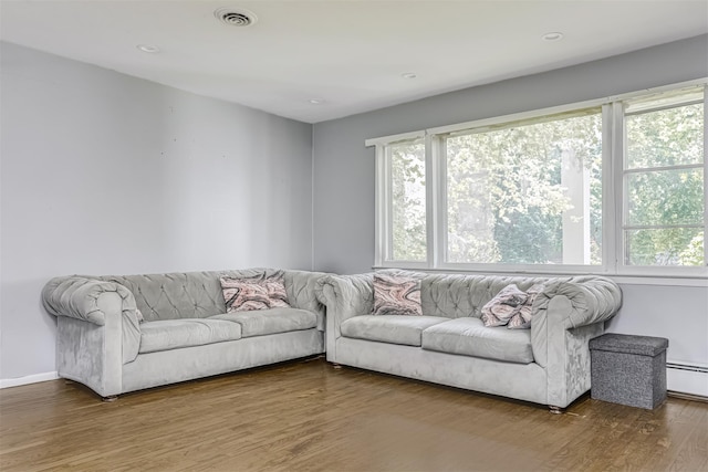 12 Jay Ct, Monsey, NY 10952 - living room with wood finished floors, recessed lighting, and baseboards