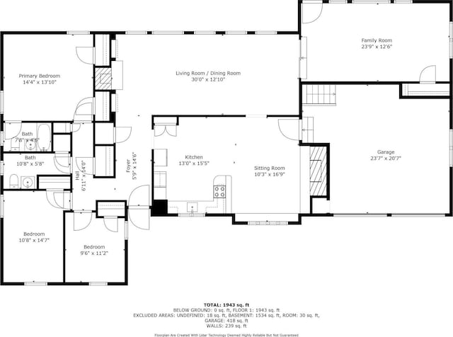 65 Preston St, Huntington, NY 11743 - property floor plan