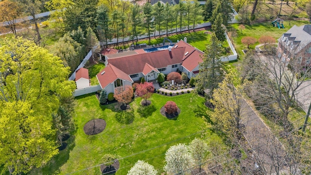 drone / aerial view