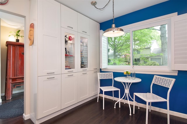 201 Hunters Run, Dobbs Ferry, NY 10522 - dining space featuring dark wood finished floors and baseboards
