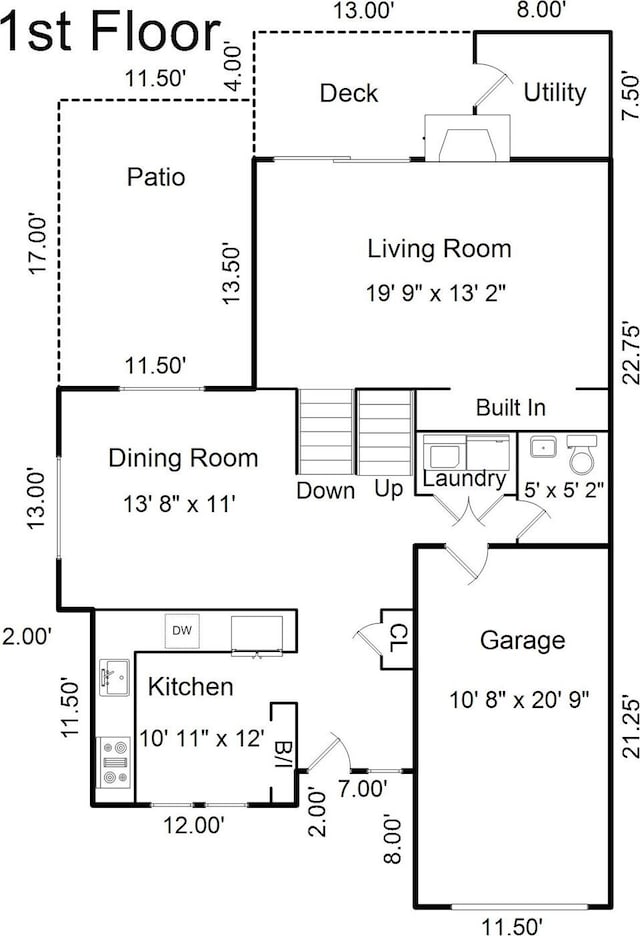 201 Hunters Run, Dobbs Ferry, NY 10522 - property floor plan