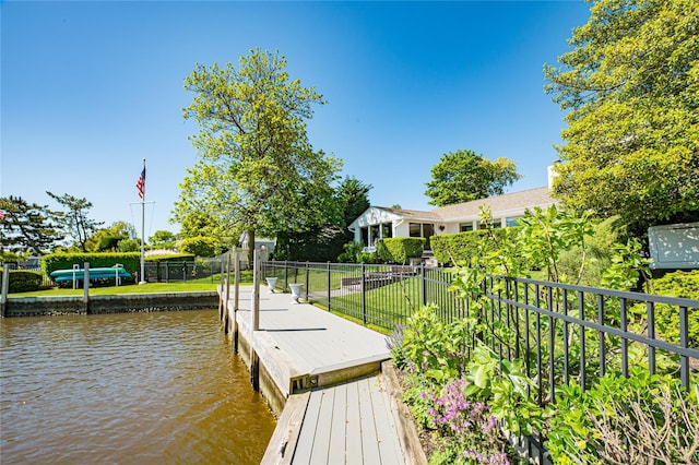 137 Melbury Rd, Babylon, NY 11702 - dock area featuring a water view