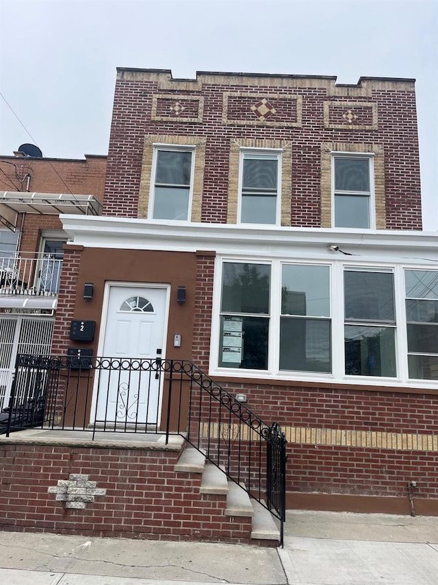 53-12 103rd St, Corona, NY 11368 - view of front of property with brick siding