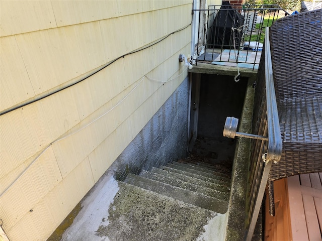 view of staircase