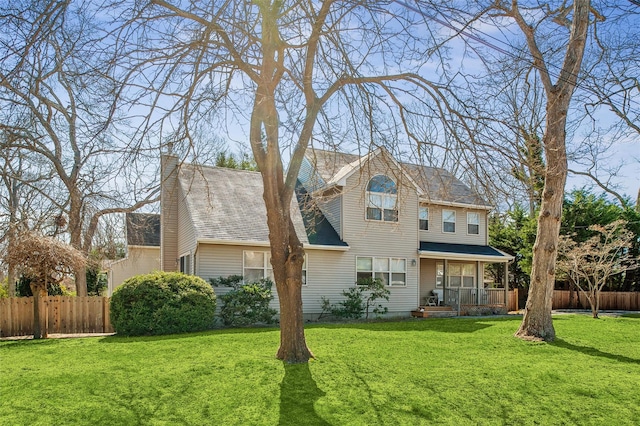 2 Heather Dr, Remsenburg, NY 11960 - exterior space featuring fence and a front lawn