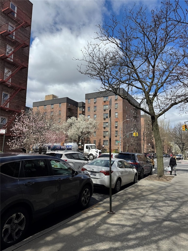 view of uncovered parking lot