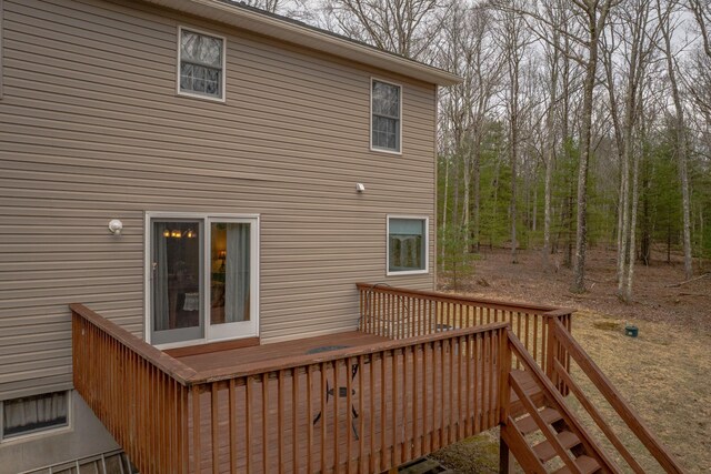 83 Split Rock Dr, Barryville, NY 12719 - view of wooden deck