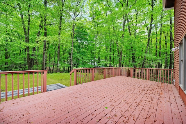 14 Still Hollow Rd, Newburgh, NY 12550 - wooden deck with a yard