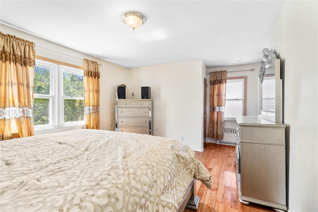 142 Primrose Ave, Mount Vernon, NY 10552 - bedroom featuring light wood-style flooring and radiator