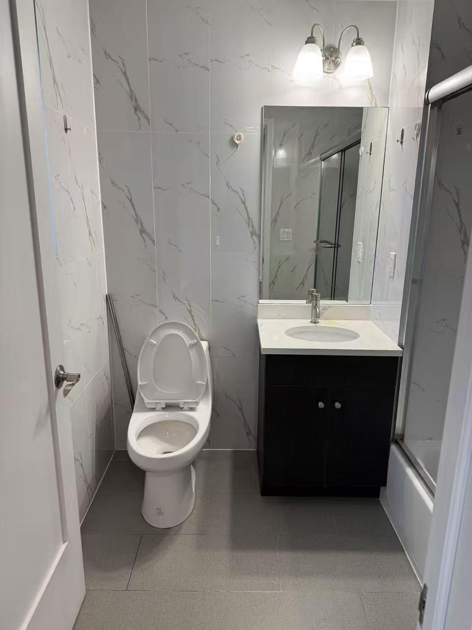 42-08 Bowne St Unit 2A, Flushing, NY 11355 - bathroom with toilet and vanity