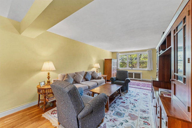 76 Dehaven Dr Unit 3D, Yonkers, NY 10703 - living area featuring baseboards and light wood-style floors